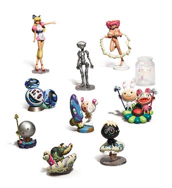 TAKASHI MURAKAMI Super Flat Museum Set.